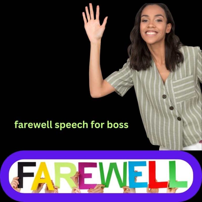 best-short-farewell-speech-for-boss