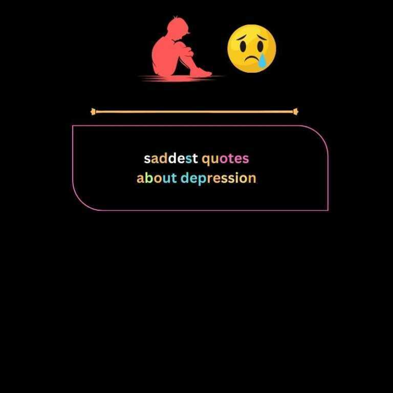 saddest quotes about depression