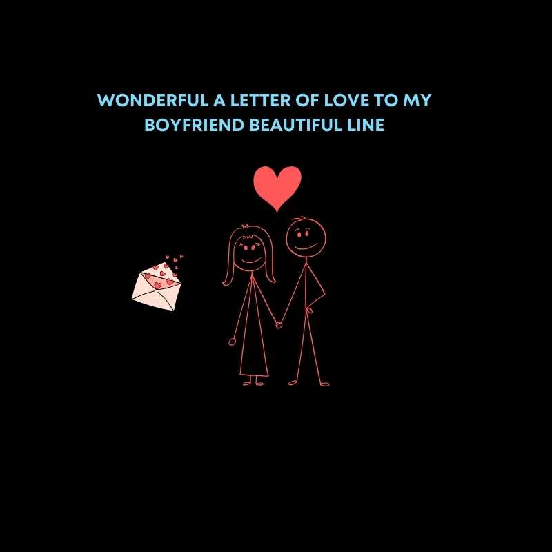 a letter of love to my boyfriend