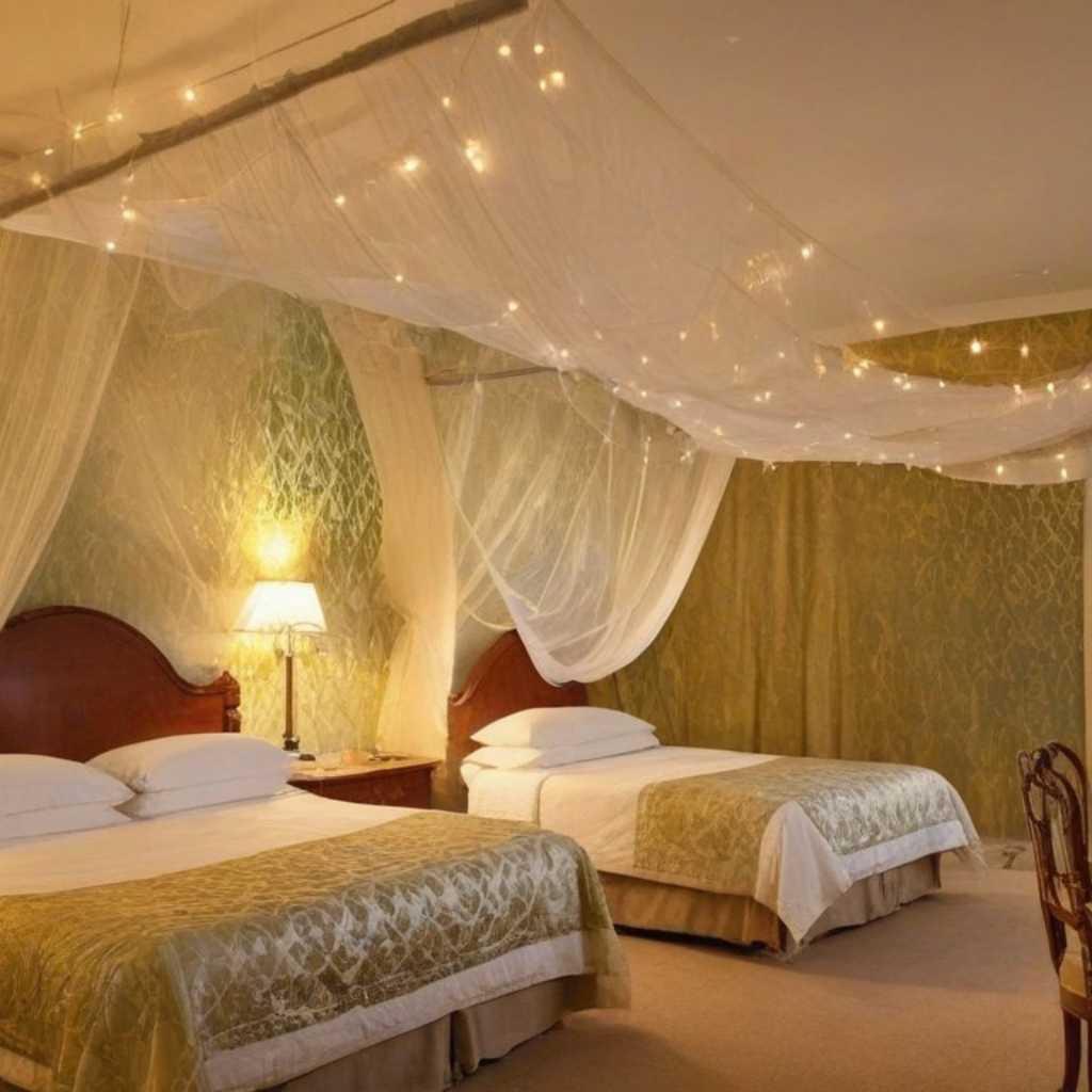 romantic decorated hotel rooms5